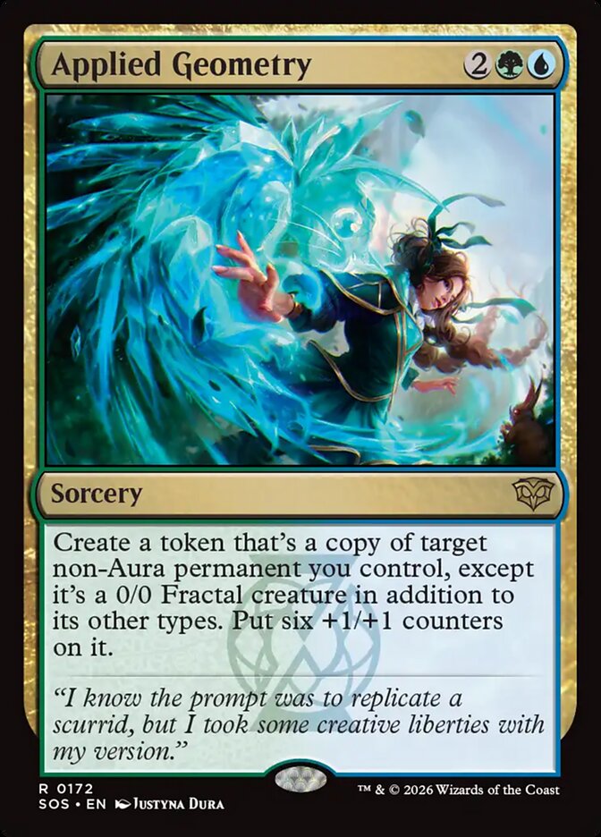 Applied Geometry, Secrets Of Strixhaven Card Art