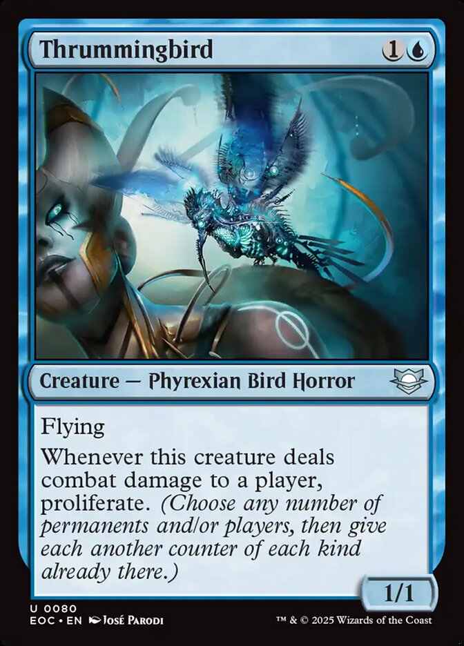 Thrummingbird, Edge Of Eternities Commander Card Art