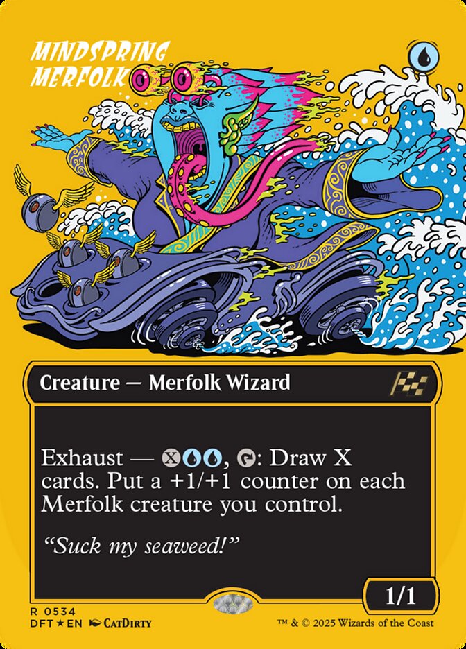 Mindspring Merfolk, Aetherdrift Card Art