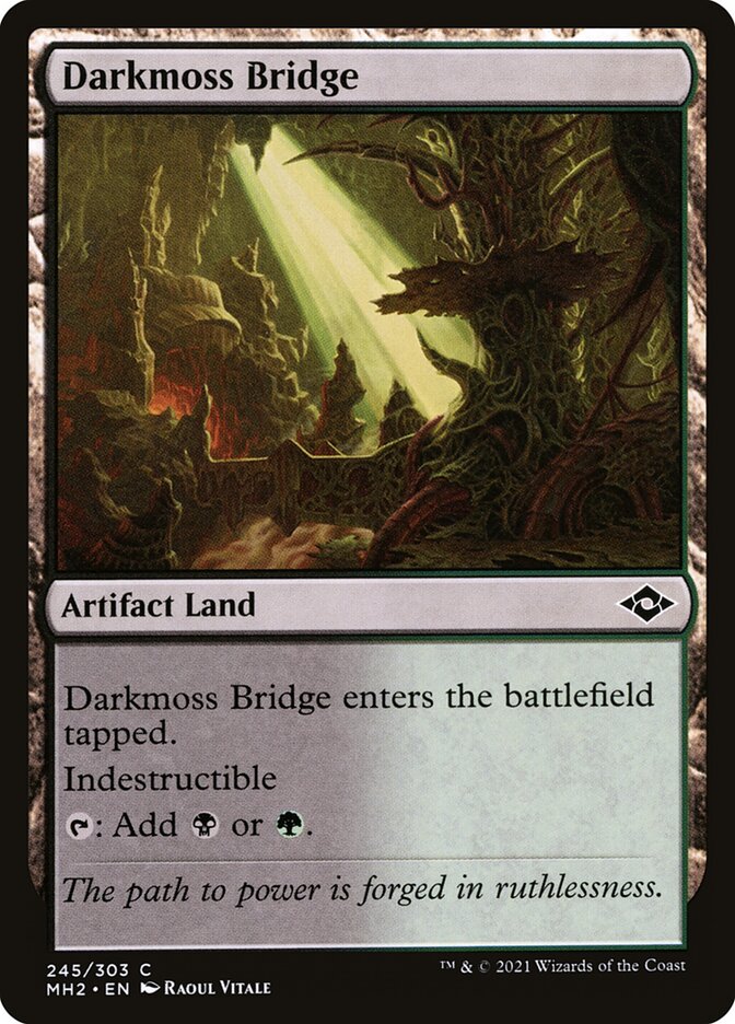Darkmoss Bridge, Modern horizons 2 Card Art
