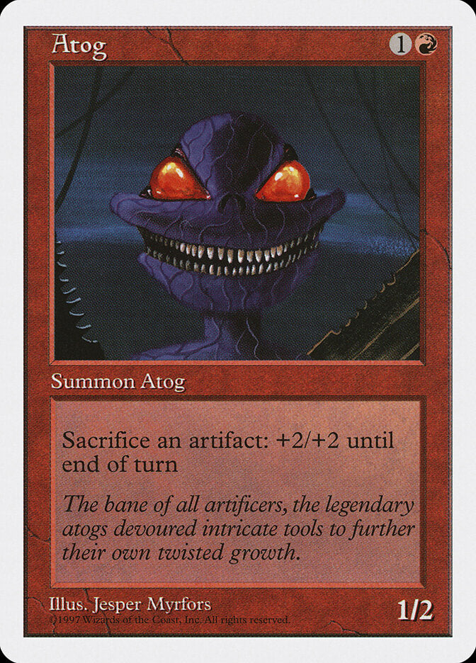 Atog, Fifth Edition Card Art
