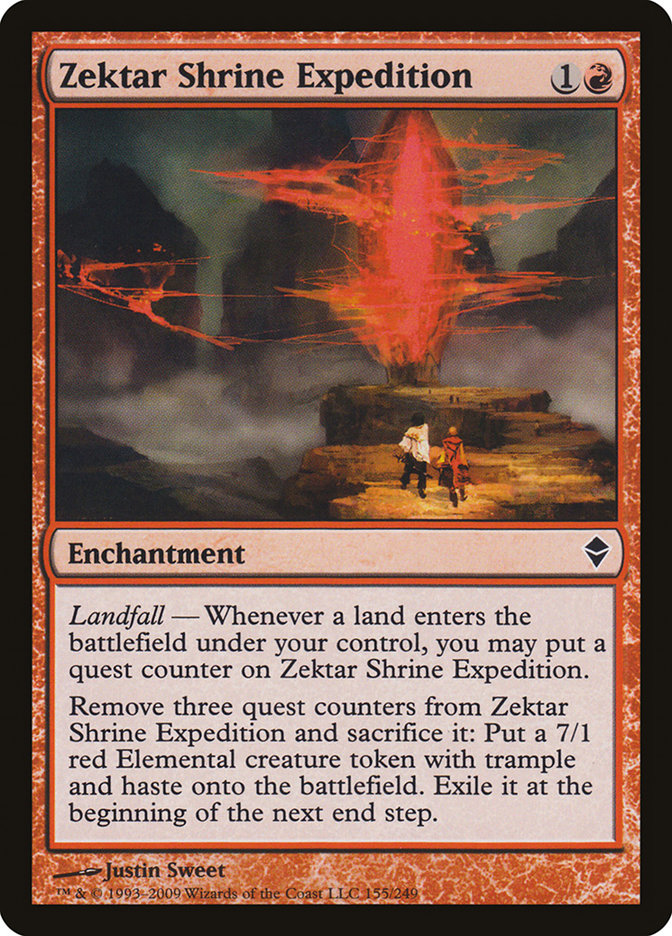 Zektar Shrine Expedition, Zendikar Card Art