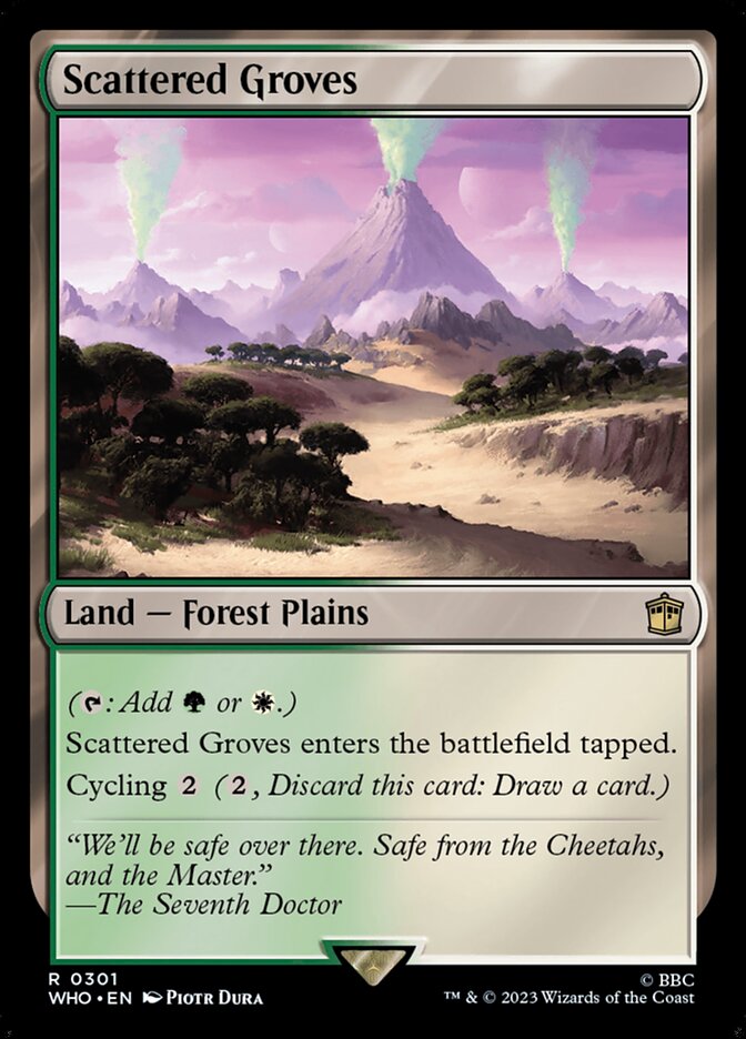 Scattered Groves, Doctor Who Card Art