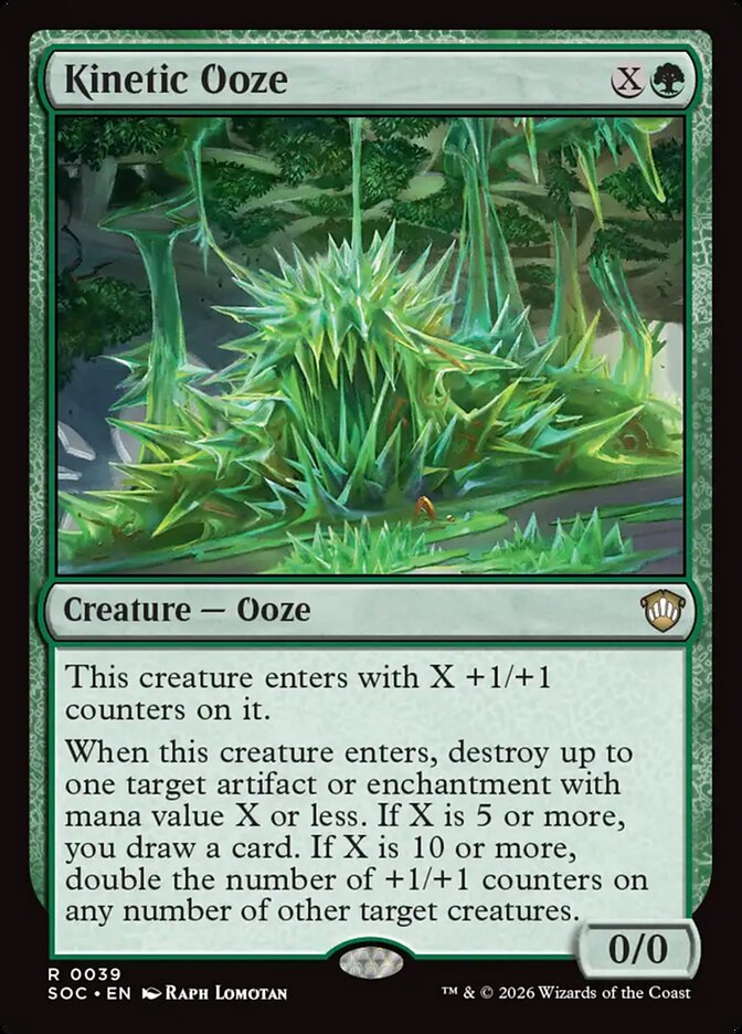 Kinetic Ooze, Secrets Of Strixhaven Commander Card Art