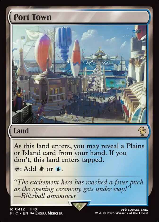 Port Town, Final fantasy commander Card Art