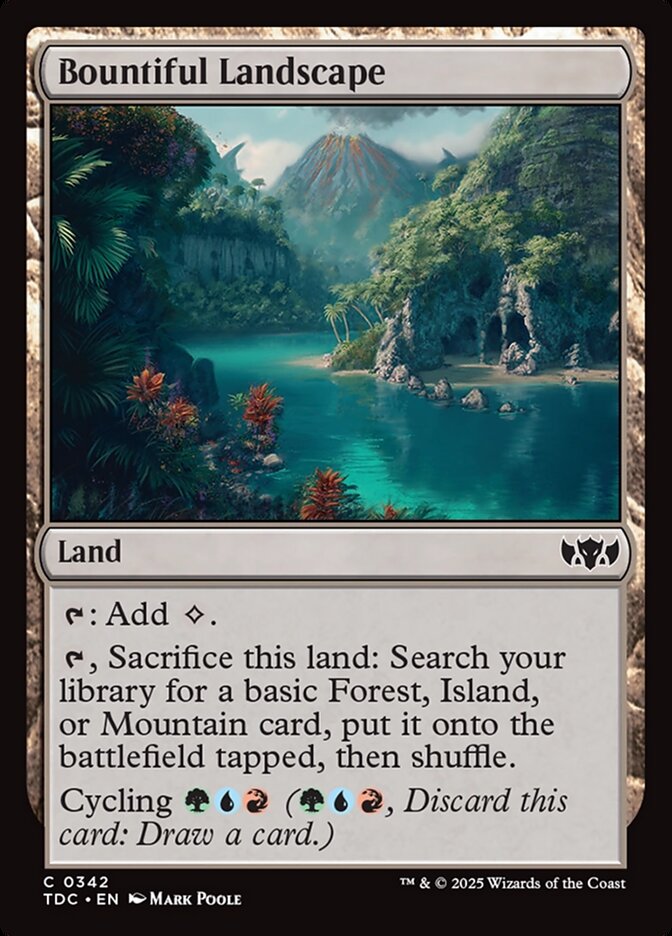 Bountiful Landscape, Tarkir: Dragonstorm Commander Card Art