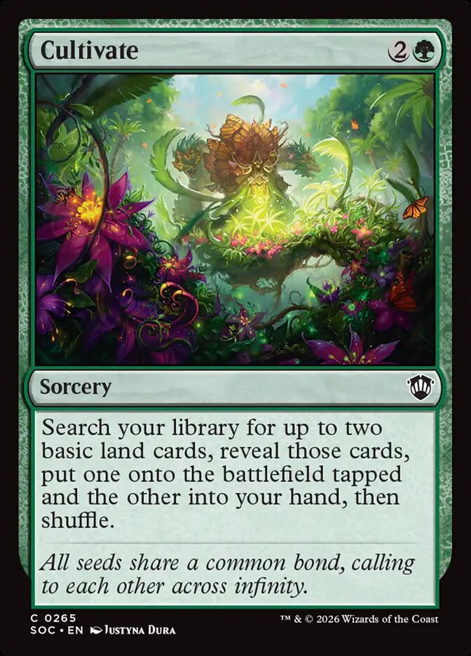 Cultivate, Secrets Of Strixhaven Commander Card Art