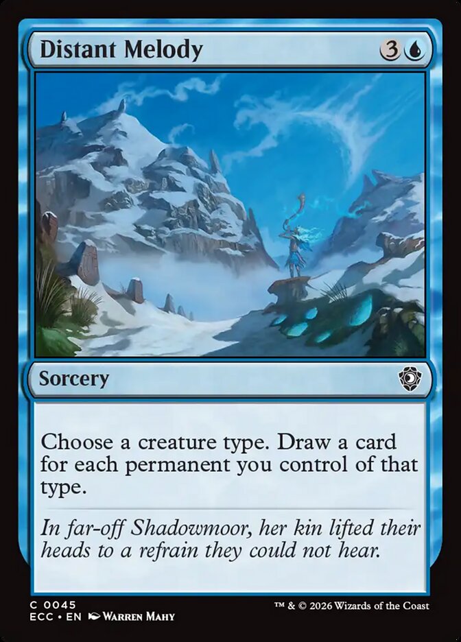 Distant Melody, Lorwyn Eclipsed Commander Card Art