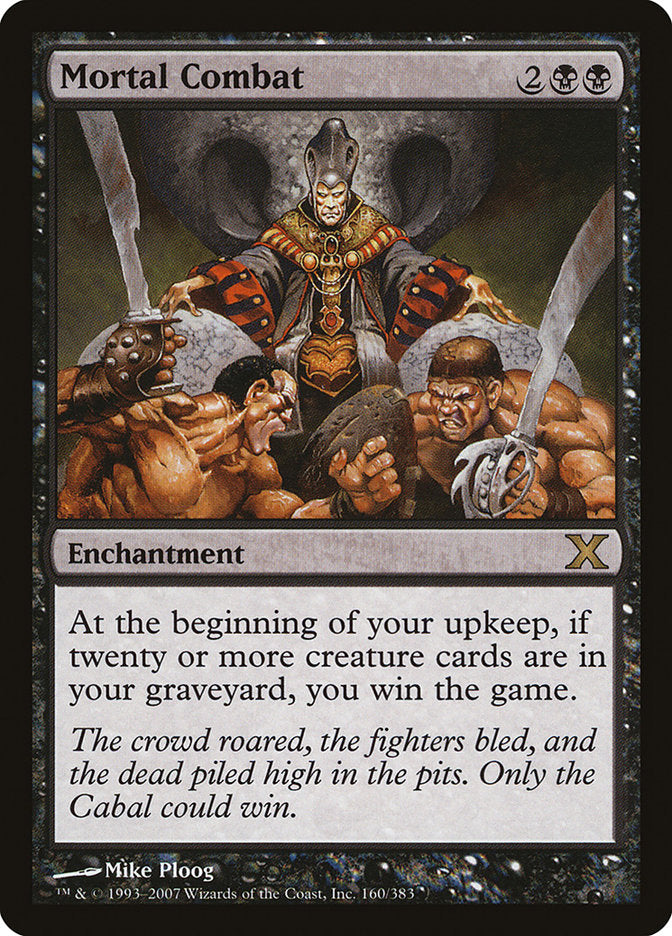 Mortal Combat, Tenth Edition Card Art