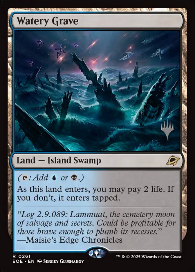 Watery Grave, Edge Of Eternities Promos Card Art