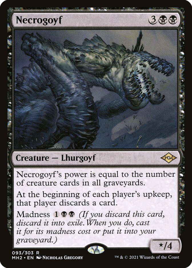 Necrogoyf, Modern horizons 2 Card Art