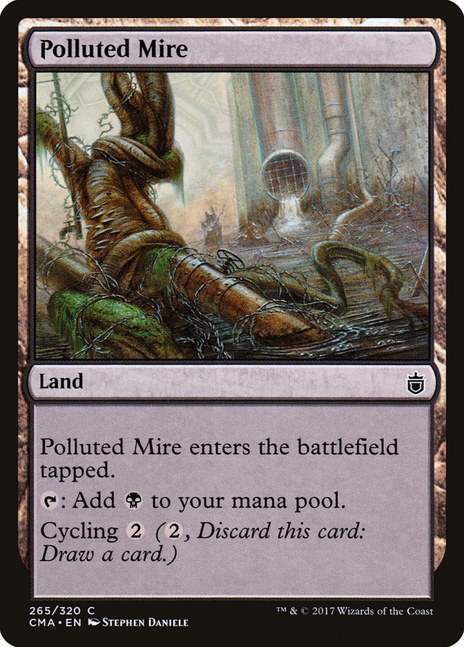 Polluted Mire, Commander anthology Card Art