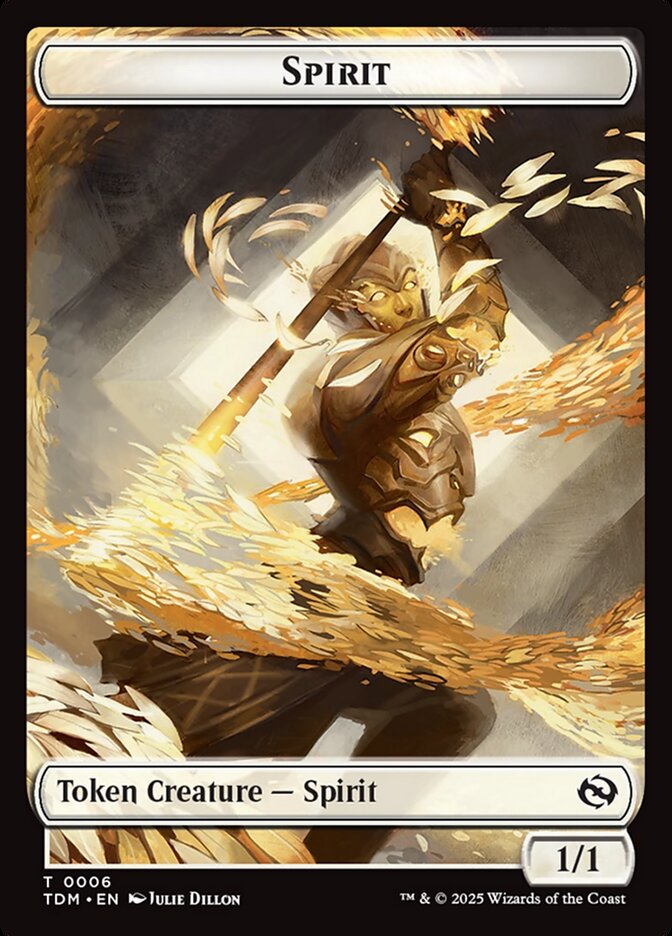 Spirit, Tarkir: dragonstorm tokens Card Art