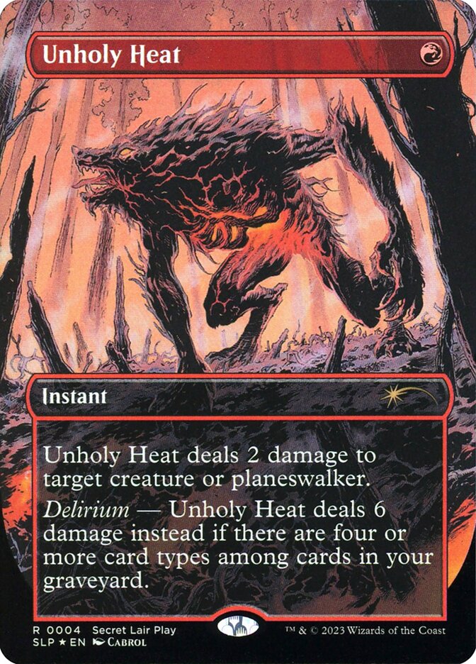 Unholy Heat, Secret Lair Promo Card Art
