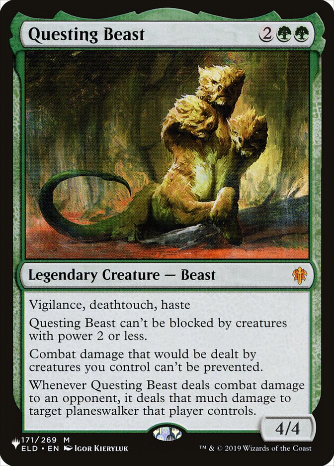 Questing Beast, The List Card Art