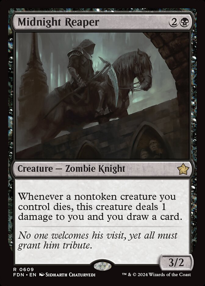 Midnight Reaper, Foundations Card Art
