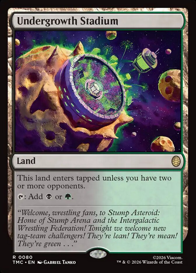 Undergrowth Stadium, Teenage Mutant Ninja Turtles Eternal Card Art