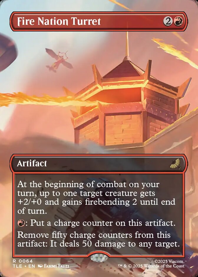 Fire Nation Turret, Avatar: The Last Airbender Eternal Card Art