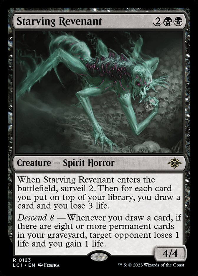 Starving Revenant, The lost caverns of ixalan Card Art