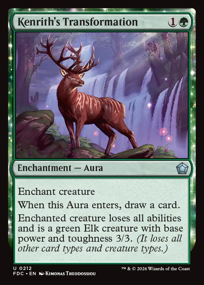 Kenrith's Transformation, Foundations Commander Card Art