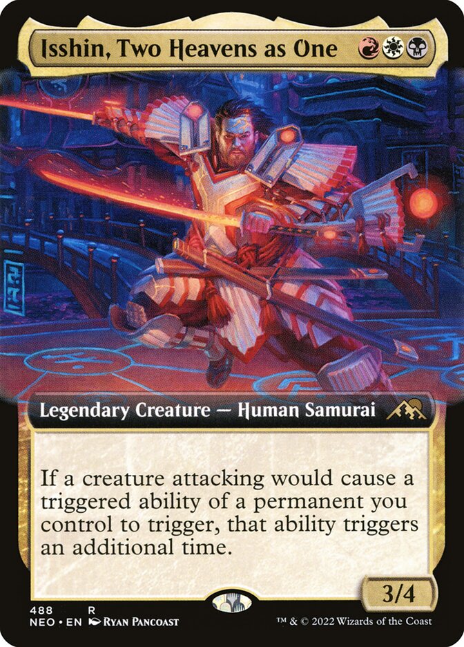 Isshin, Two Heavens as One, Kamigawa: neon dynasty Card Art