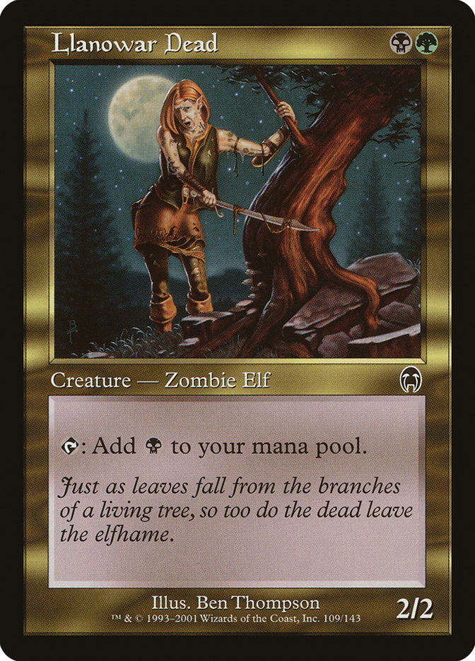 Llanowar Dead, Apocalypse Card Art