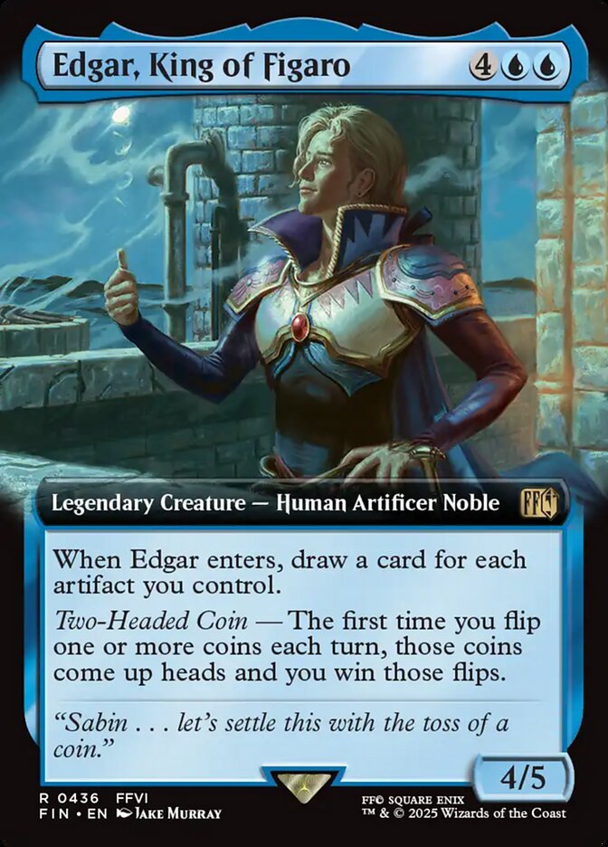 Edgar, King of Figaro, Final Fantasy Card Art
