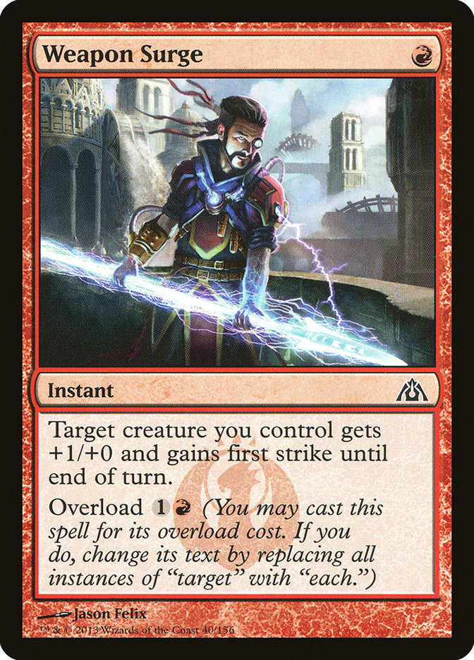 Weapon Surge, Dragon'S Maze Card Art