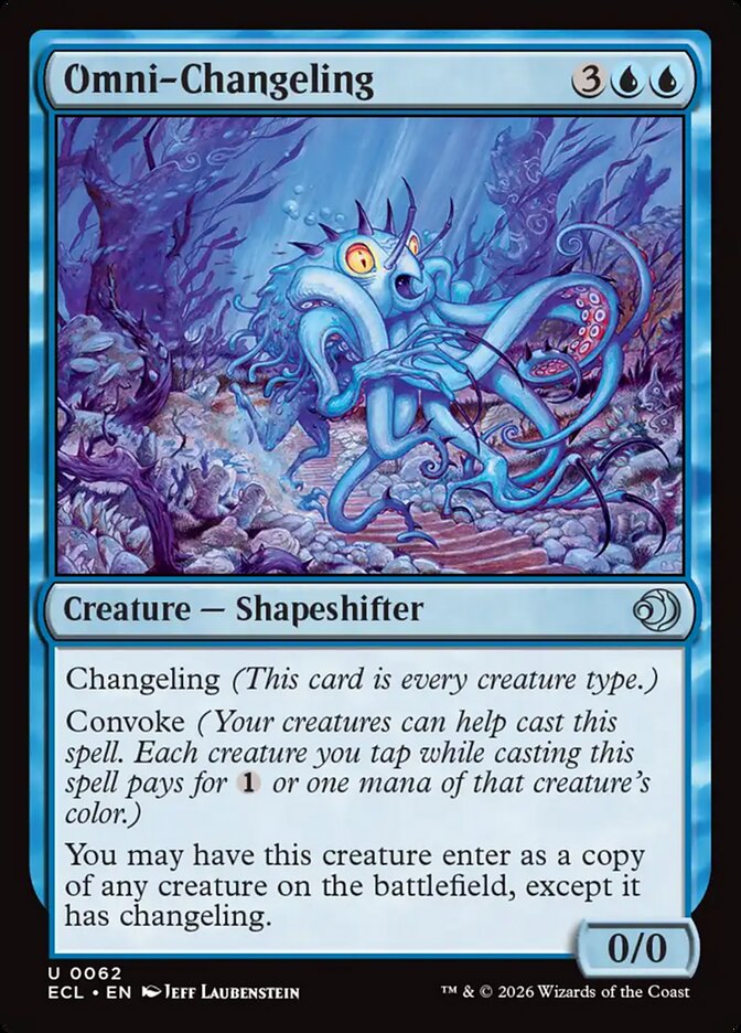 Omni-Changeling, Lorwyn Eclipsed Card Art