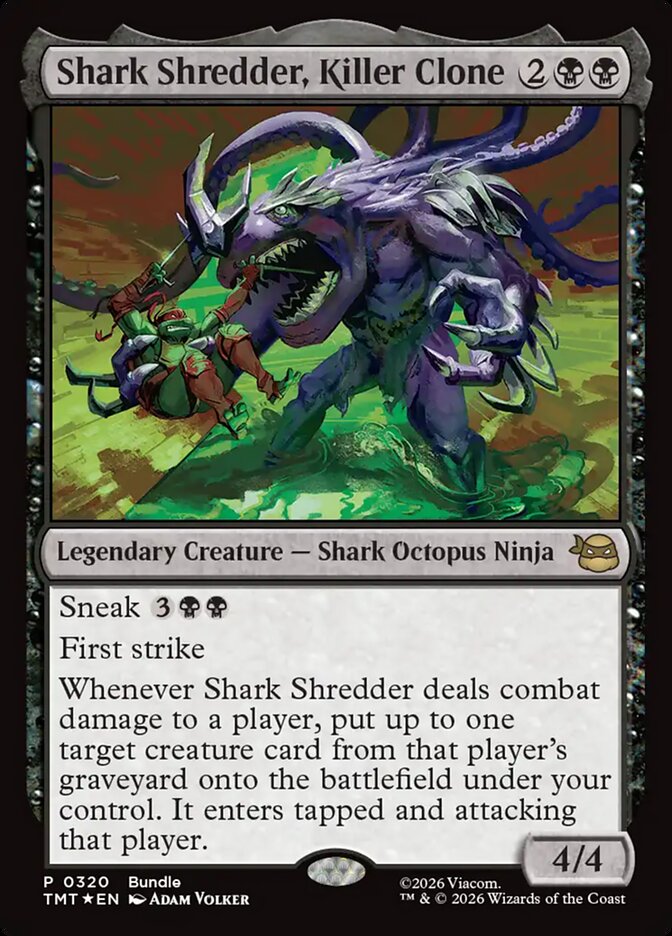 Shark Shredder, Killer Clone, Teenage Mutant Ninja Turtles Card Art