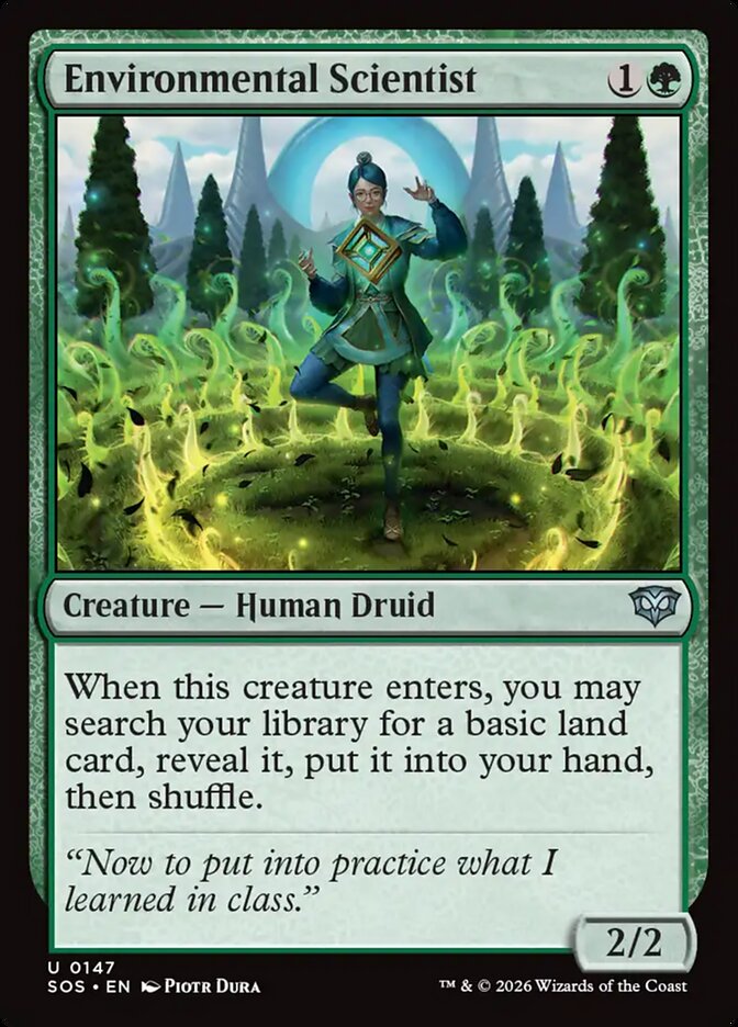Environmental Scientist, Secrets Of Strixhaven Card Art