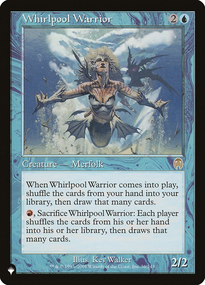 Whirlpool Warrior, The List Card Art