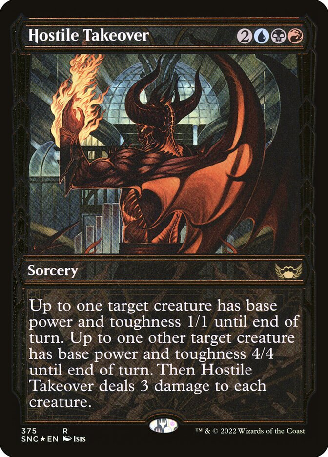 Hostile Takeover - Gilded Foil