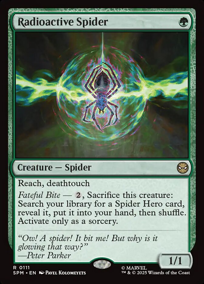 Radioactive Spider, Marvel'S Spider-Man Card Art