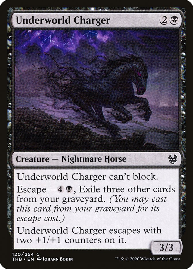 Underworld Charger, Theros beyond death Card Art