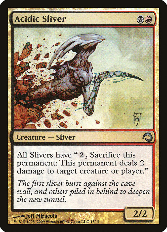 Acidic Sliver, Premium Deck Series: Slivers Card Art