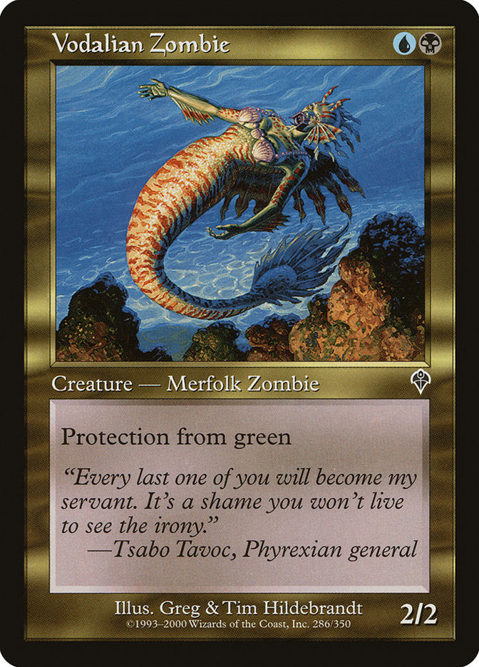 Vodalian Zombie, Invasion Card Art