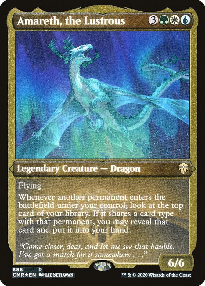 Amareth, the Lustrous - Etched Foil