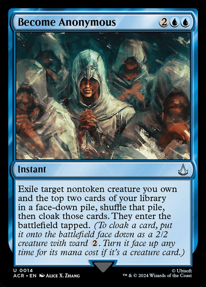 Become Anonymous, Assassin'S Creed Card Art
