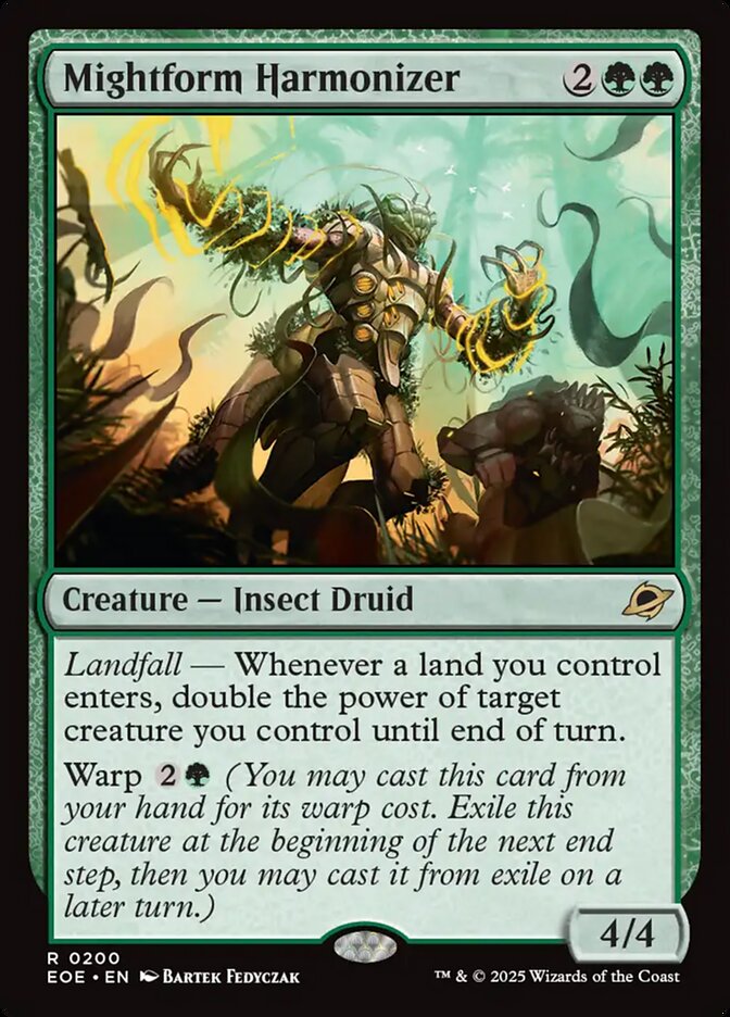 Mightform Harmonizer, Edge of eternities Card Art