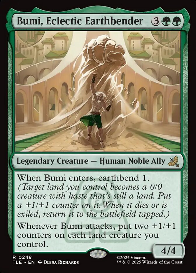 Bumi, Eclectic Earthbender, Avatar: The Last Airbender Eternal Card Art