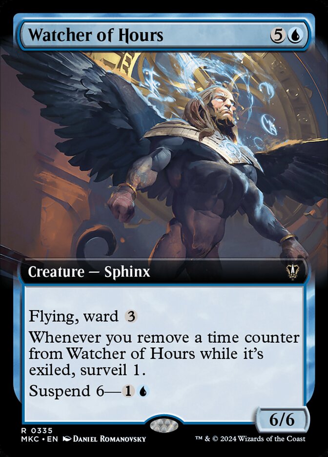 Watcher of Hours, Murders At Karlov Manor Commander Card Art