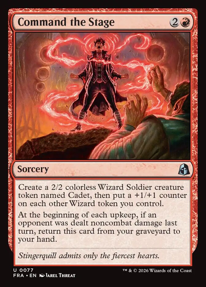 Command the Stage, Reality Fracture Card Art