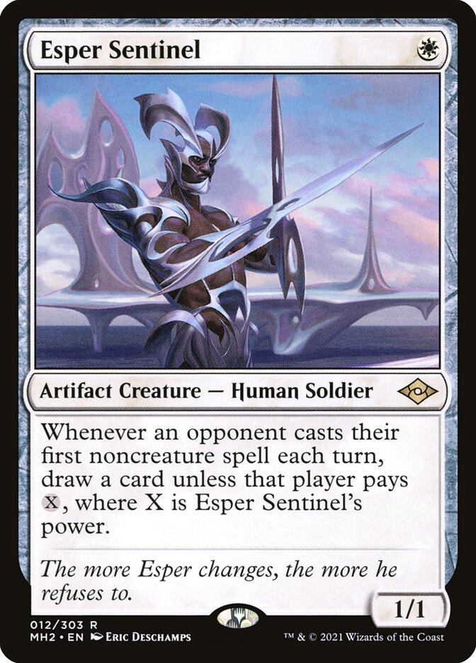 Esper Sentinel, Modern Horizons 2 Card Art