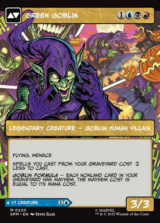 Norman Osborn // Green Goblin, Marvel'S Spider-Man Card Art