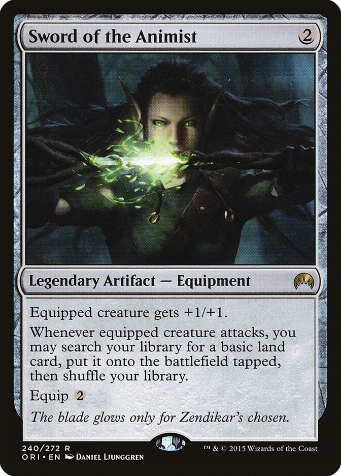 Sword of the Animist, Magic origins Card Art