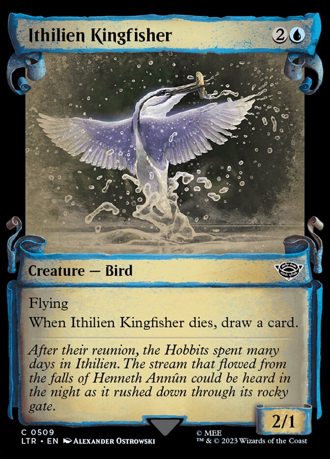 Ithilien Kingfisher, The lord of the rings: tales of middle-earth Card Art