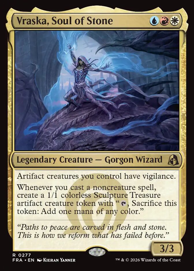 Vraska, Soul of Stone, Reality Fracture Card Art
