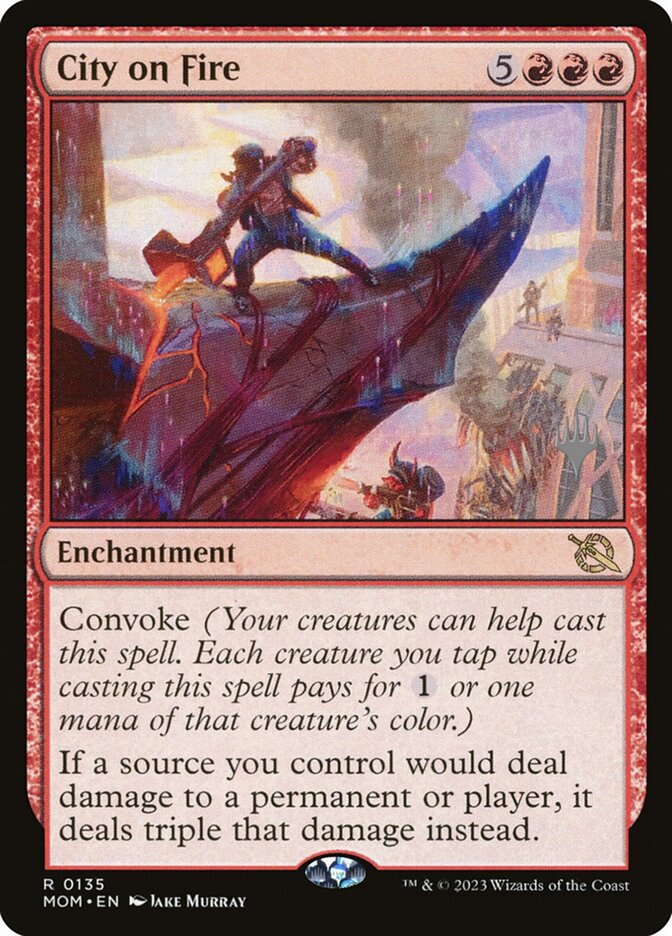 City on Fire - Foil