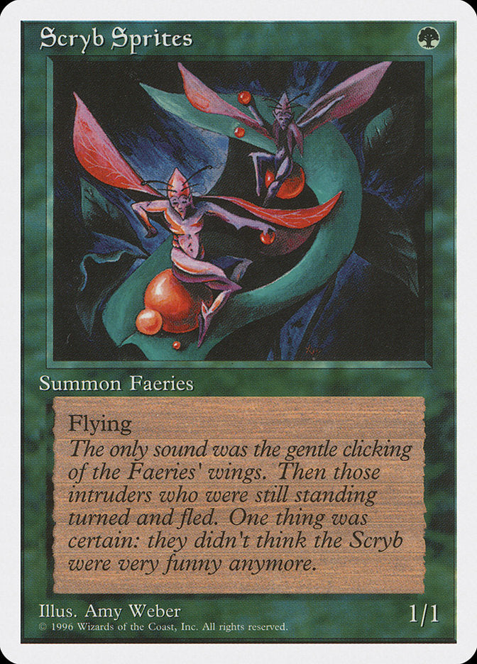Scryb Sprites, Introductory Two-Player Set Card Art